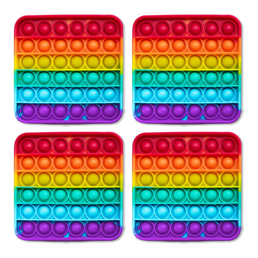 4 Extra Rainbow Fidget Mats (The Fidget Game: Sight Words)!